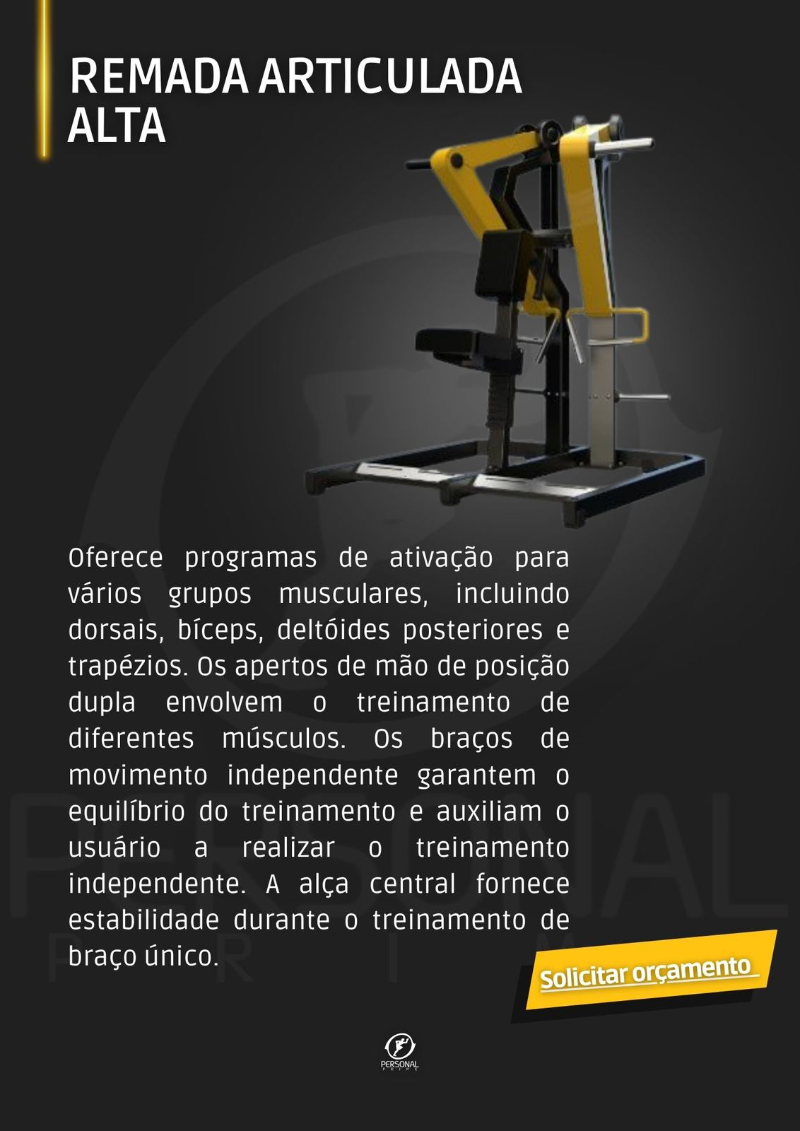 Remada Articulada Alta Premium