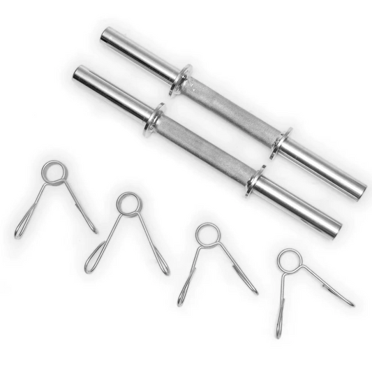 Par de Barra Reta lisa 40cm, Cromada & Maciça