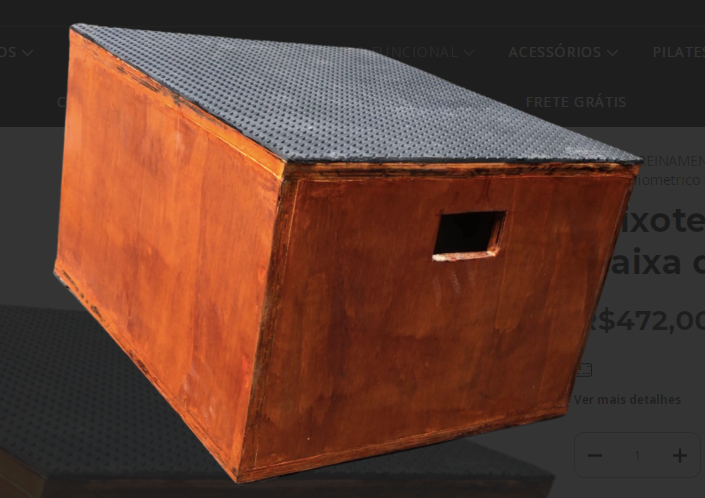 CAIXOTE PLIOMÉTRICO 75x60x50- (Caixa de Salto)