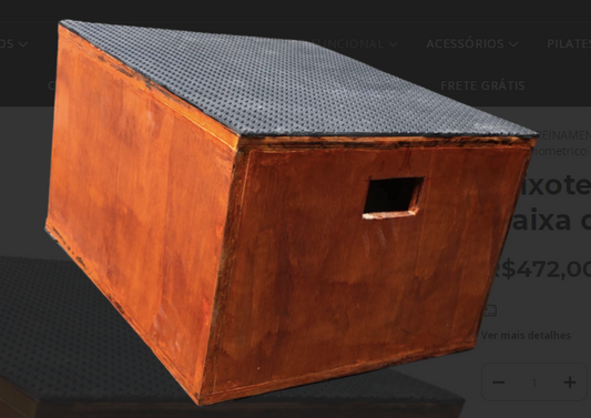 CAIXOTE PLIOMÉTRICO 75x60x50- (Caixa de Salto)