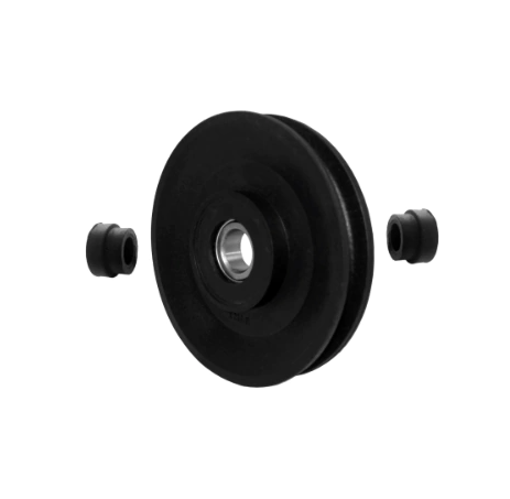 Roldana 100mm com rolamento