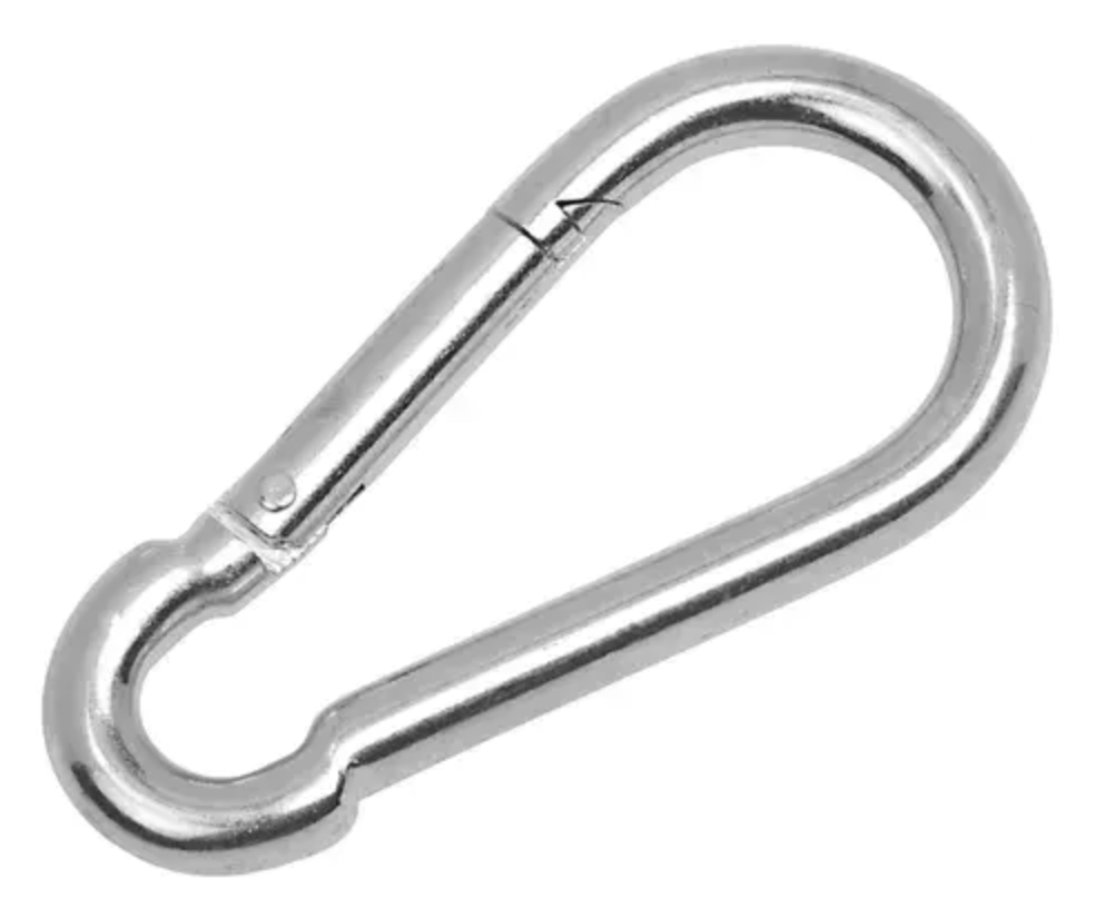 Mosquetão c/ Trava automático - 8x80mm