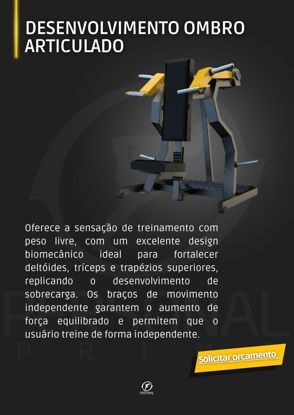 Desenvolvimento Ombro Articulado Premium