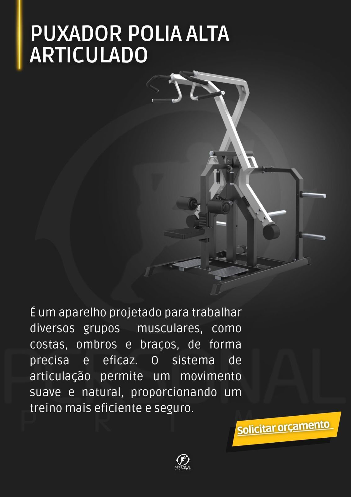 PUXADOR ARTICULADO / PULLDOW - LINHA CLASSIC PREMIUM