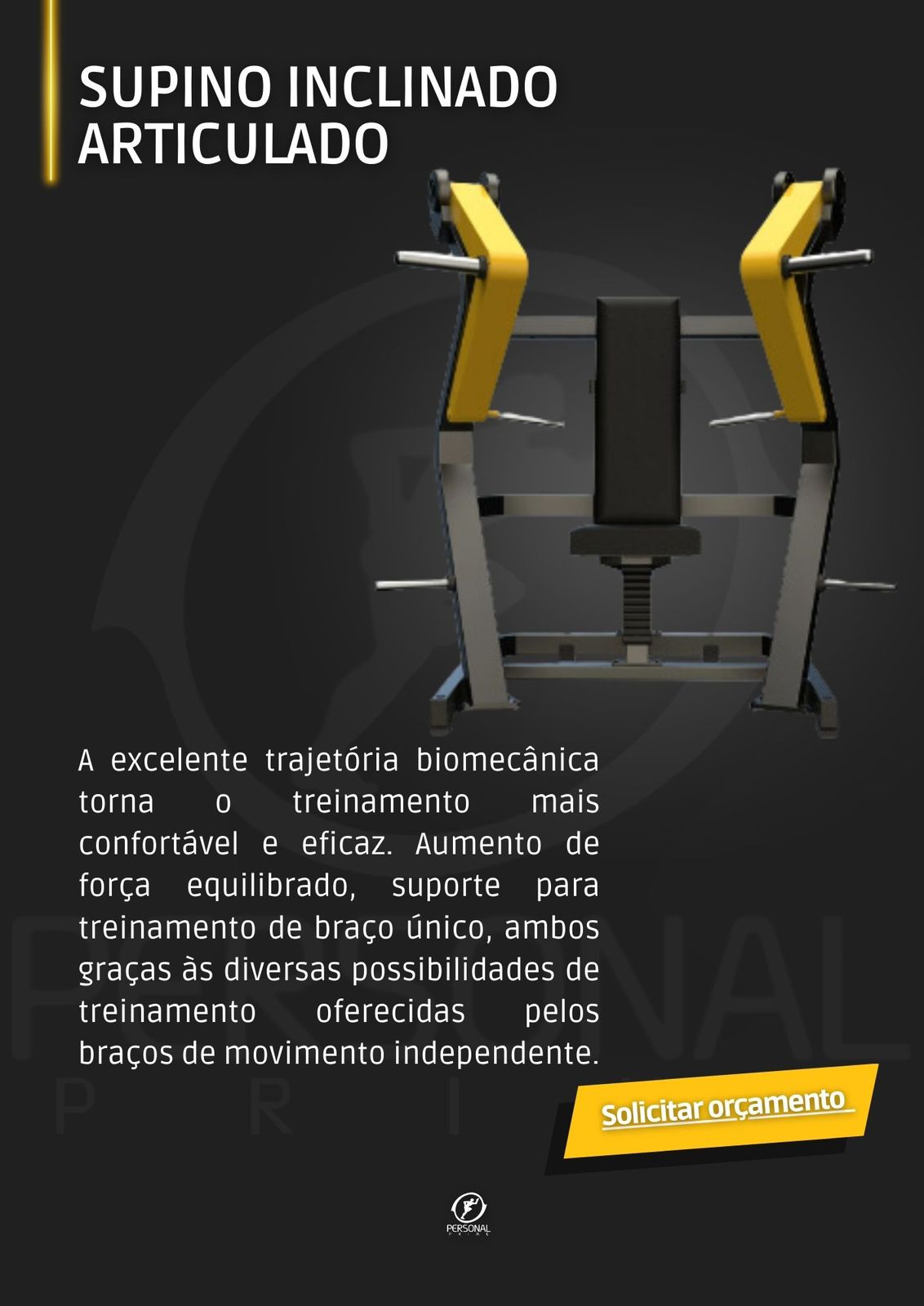 Supino Inclinado Articulado Premium